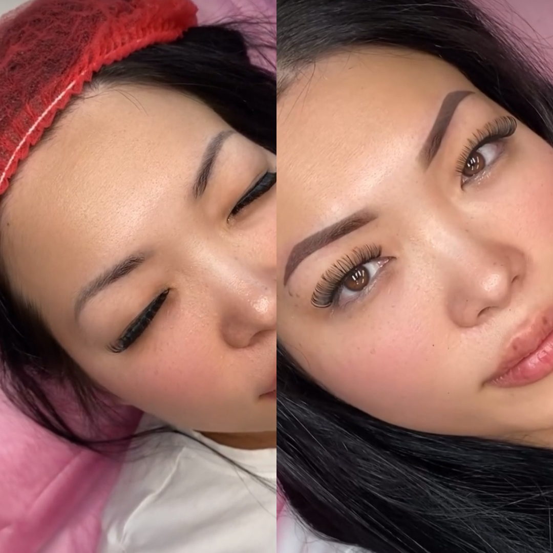 Permanent makeup brow design by Elizabeth