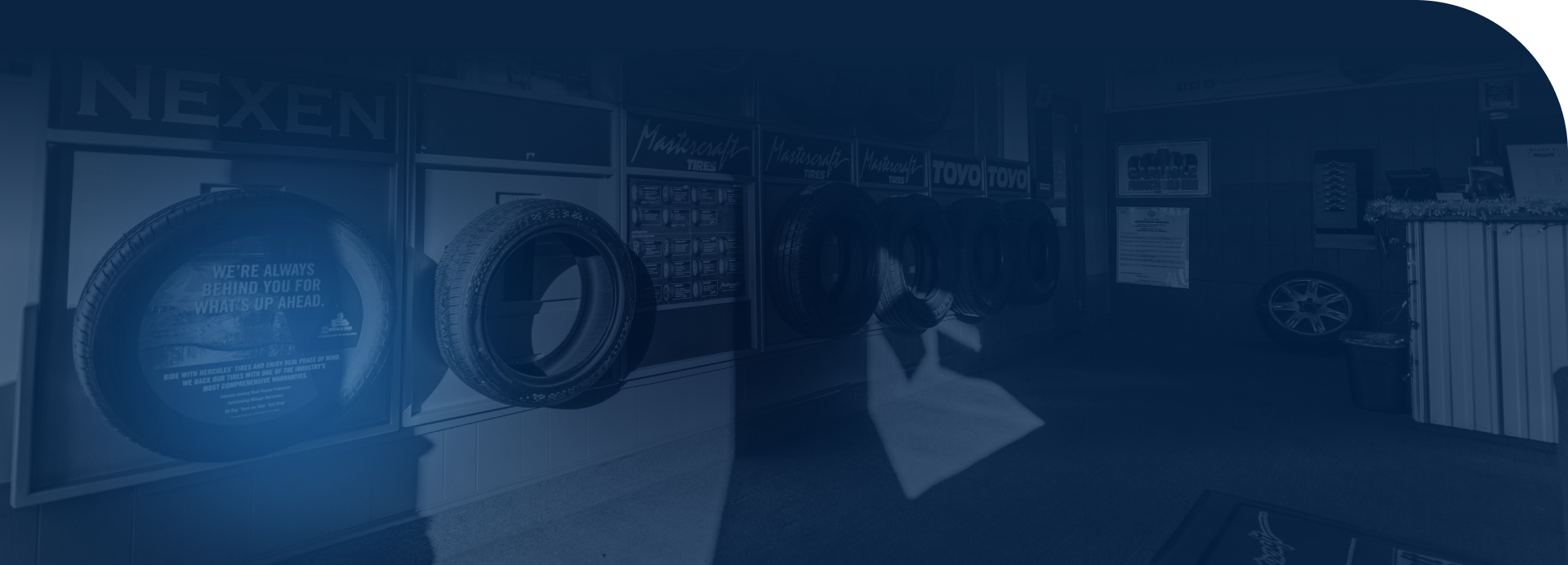 Tire Services background | Allen's Automotive