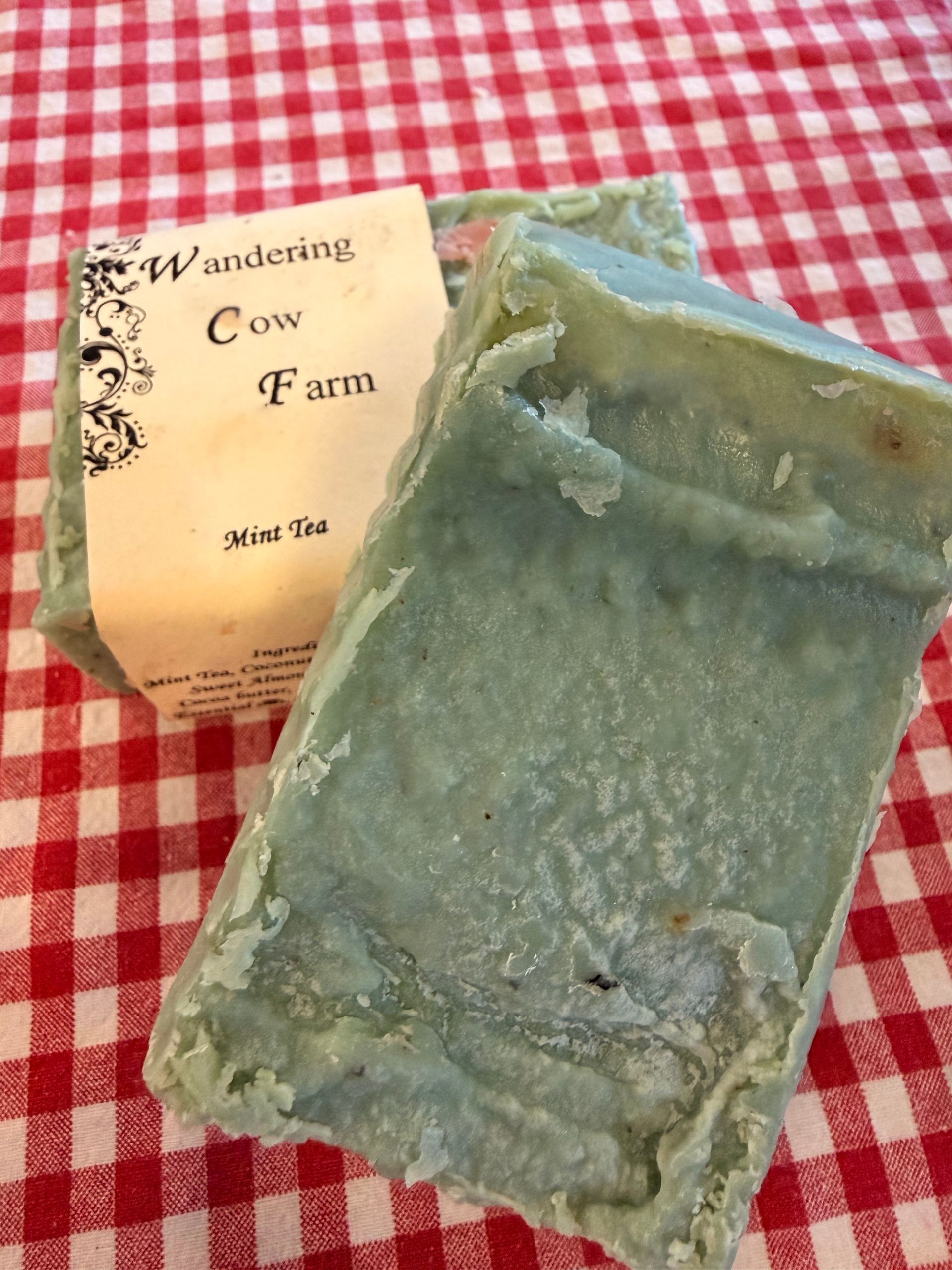 Wandering Cow Farm Soap - Mint Tea