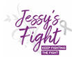 A logo for jessy 's fight keep fighting the fight.