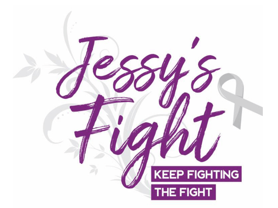 A logo for jessy 's fight keep fighting the fight.