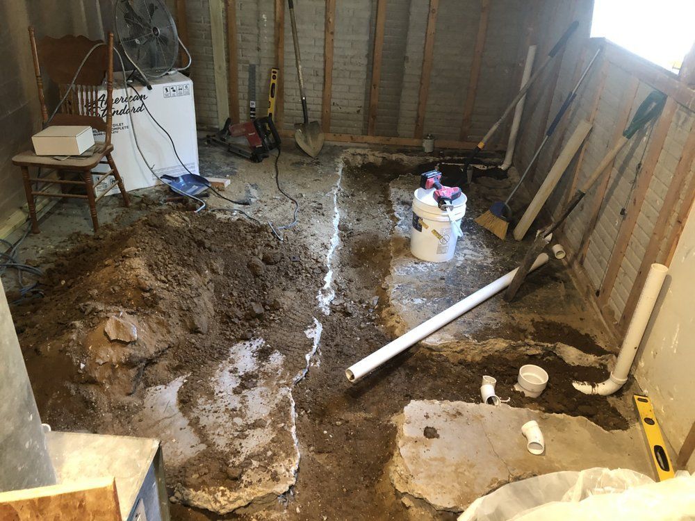 In Progress Construction — Green Valley, IL — Derek Bell Plumbing