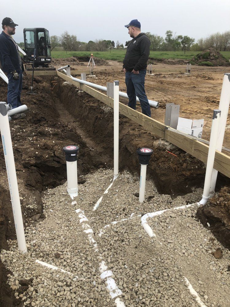 Worker Installing Pipes — Green Valley, IL — Derek Bell Plumbing