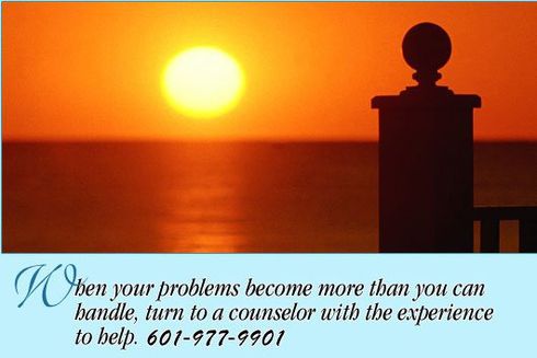 When your problems become more than you can handle, turn to a counselor with the experience to help.