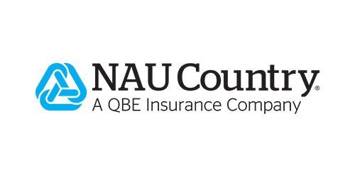 The nau country logo is a qbe insurance company.