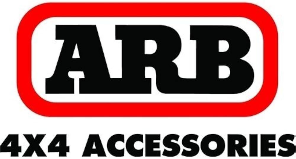 Logo for ARB 4x4 Accessories: black letters