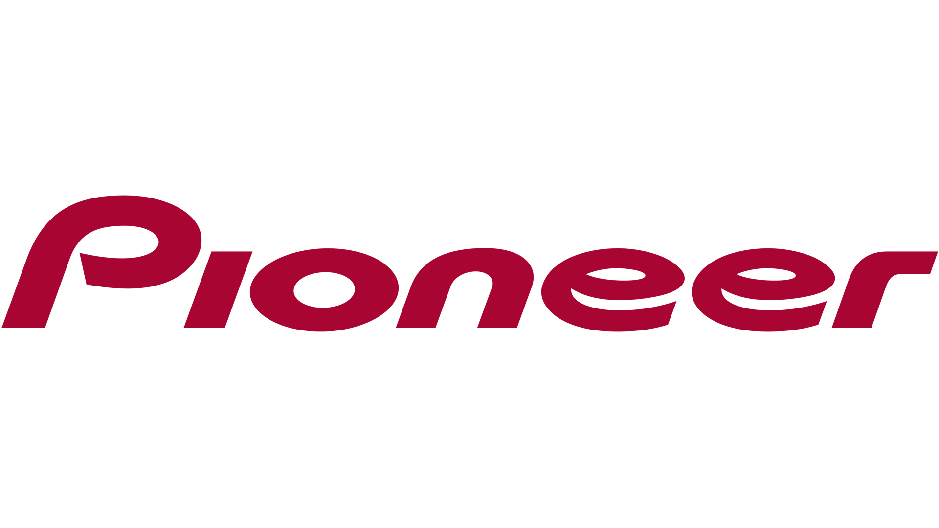 Red Pioneer logo on white background.