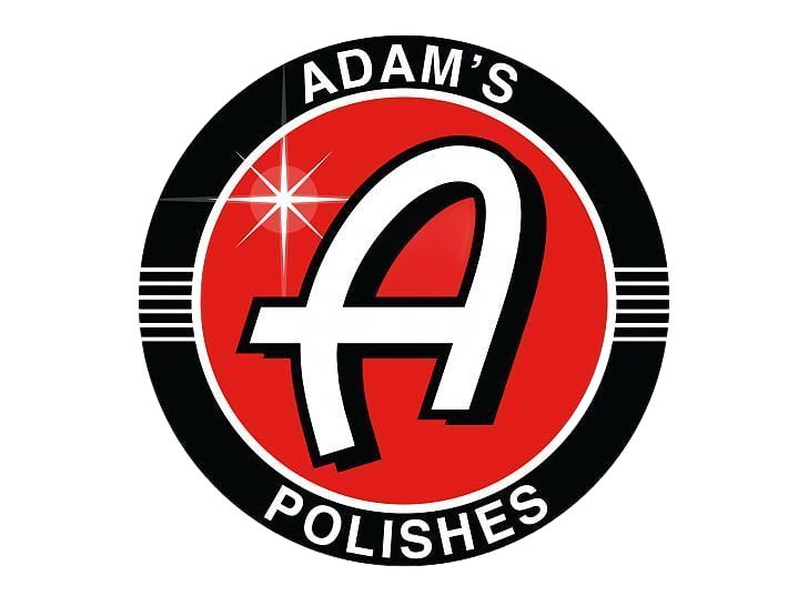 Adam's Polishes logo: white stylized