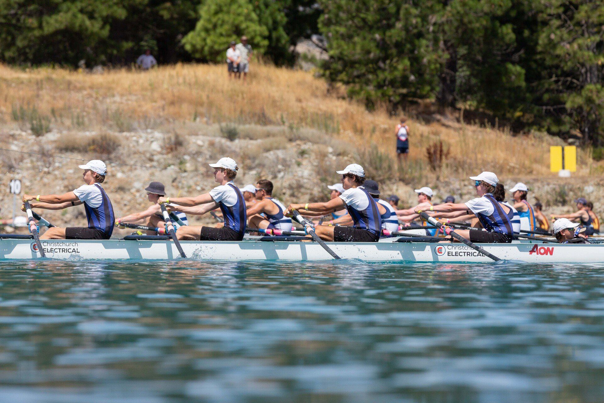 Christchurch Boys High School Rowing - Christchurch Electrical Sponsor