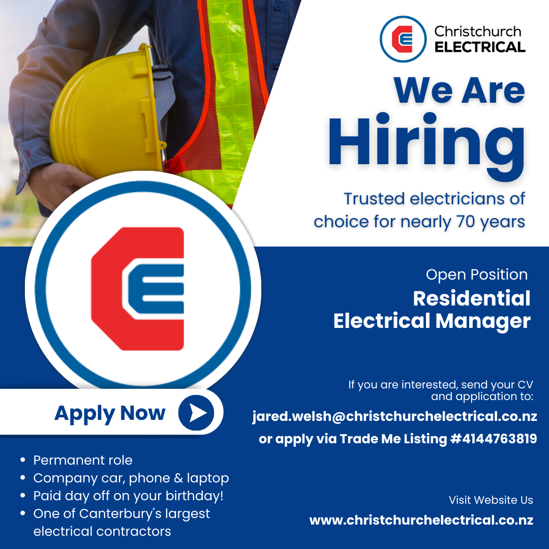 Employment Christchurch, NZ Christchurch Electrical