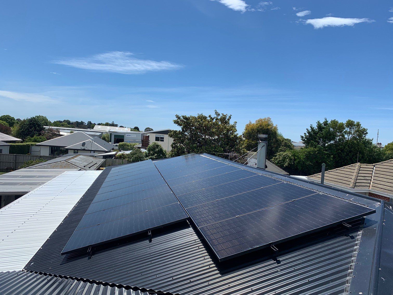 Residential solar panels, black - Christchurch Electrical Solar