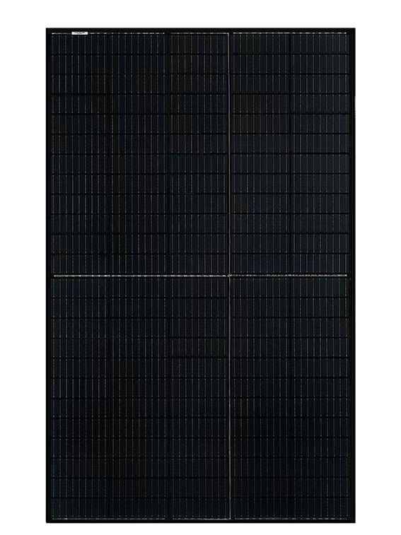 Black solar panel