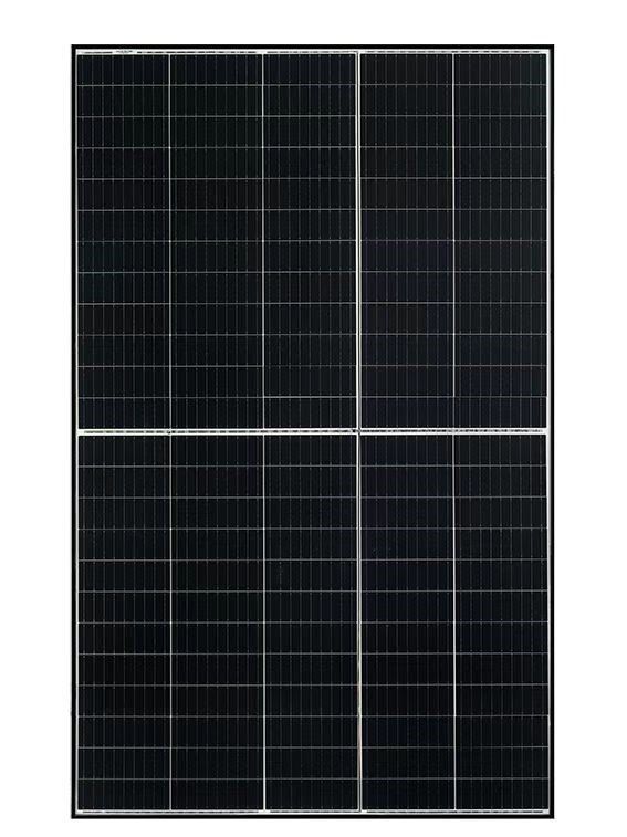 Black solar panel