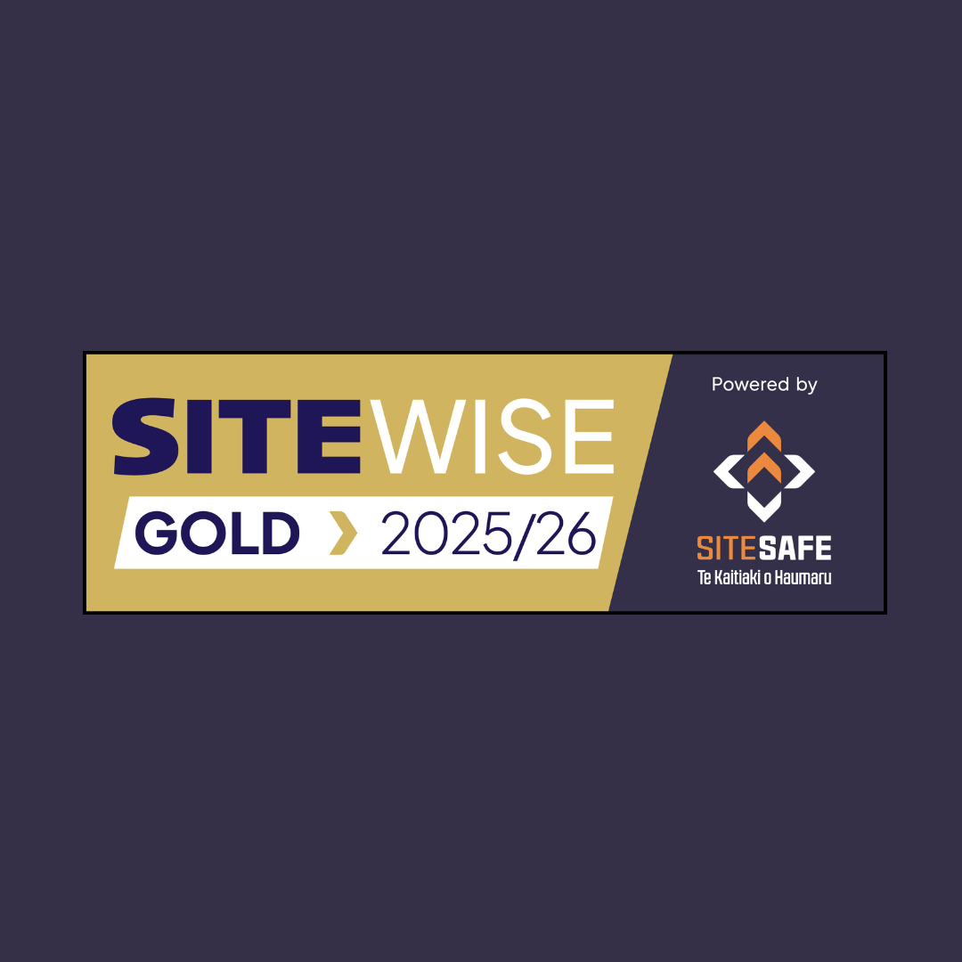 SiteWise Gold Logo for Christchurch Electrical 2025-2026