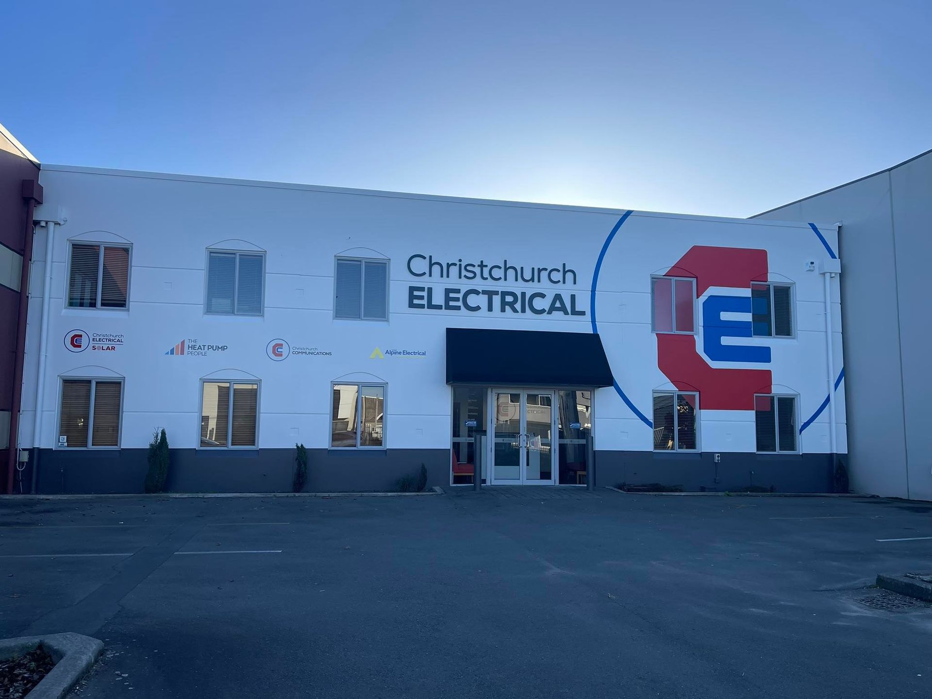 Christchurch Electrical new building facade