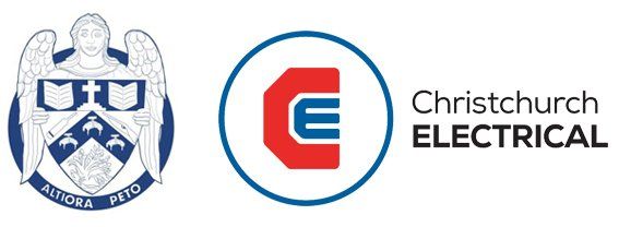 CBHS and Christchurch Electrical logos