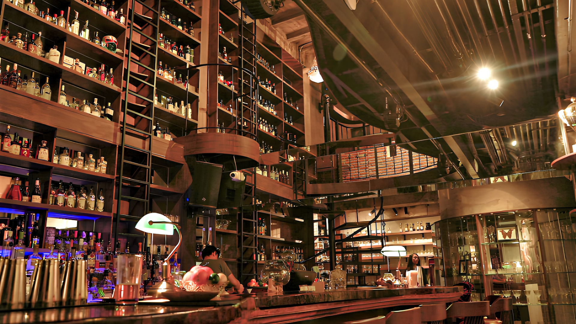 The Spirits Library cocktail bar with extensive spirits collection in Poblacion Makati near The Belamy Hotel