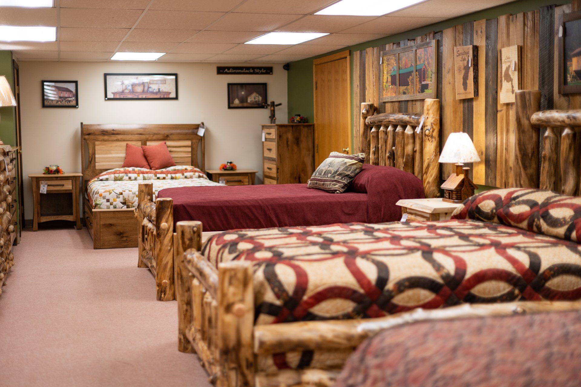 The Wood Carte Rustic Wood Bed Frames Headboards Made in America