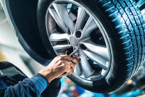 Replacing Car Tire — Spartanburg, SC — Carolina Hose & Hydraulics, Inc.