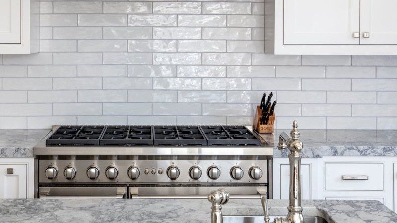 Ceramic tile for kitchen backsplash