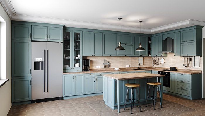 Modern Metal Kitchen Cabinets Kitchen Furniture Household Multi
