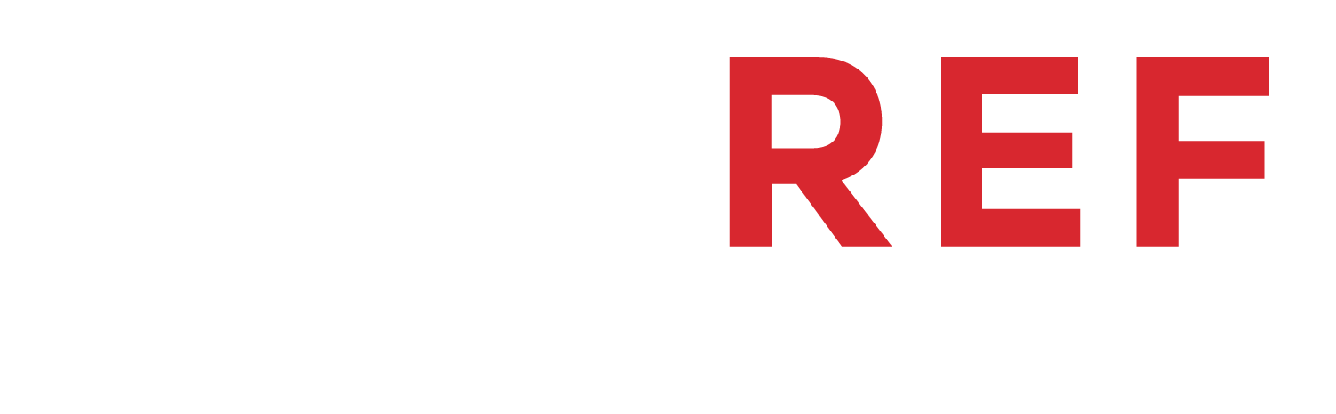 Red “REF” text on a white background