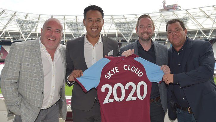 Image of Skye Cloud and West Ham United partnership