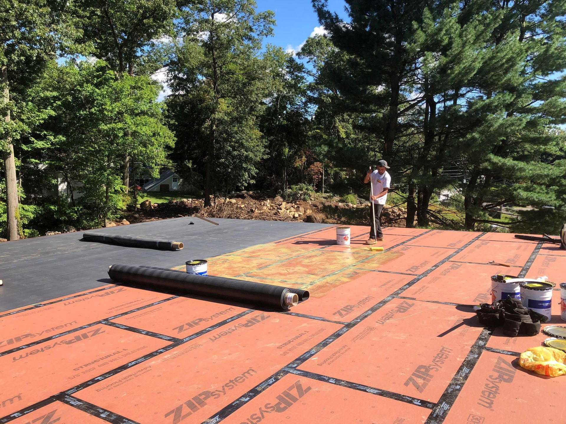 Commercial flat roof replacement Fairfield County CT by Executive Homes