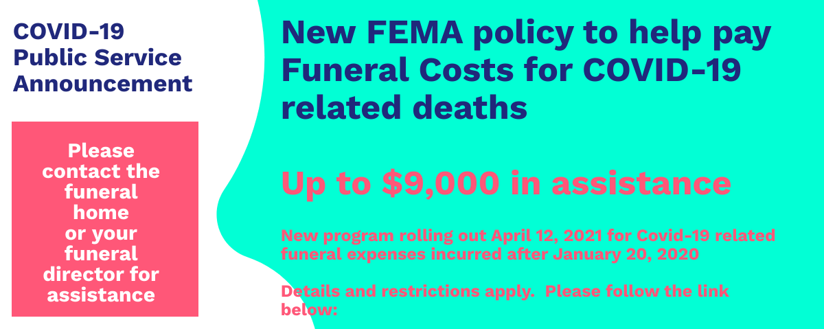 FEMA Covid-19 Funeral Assistance