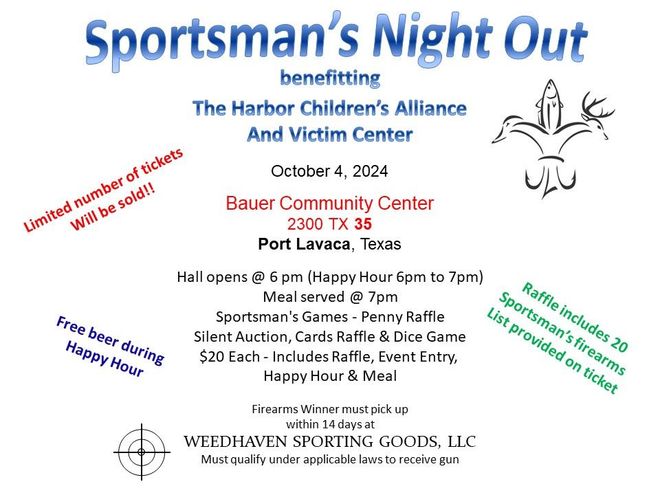 A poster for sportsman 's night out on october 4th