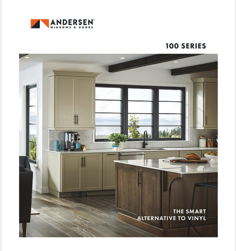 A brochure for the 100 series by andersen windows and doors