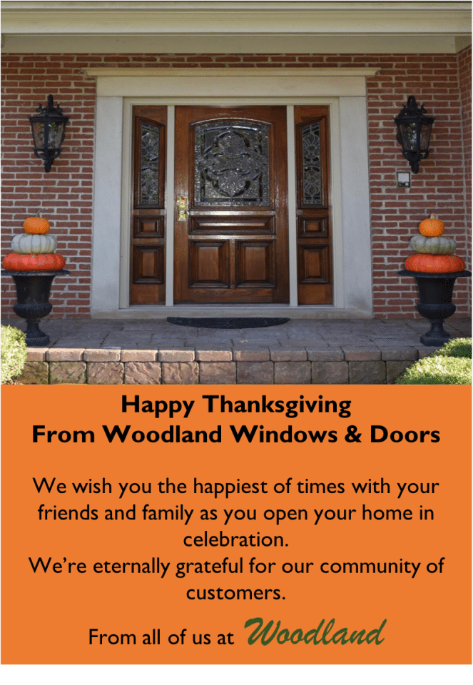 Woodland windows and doors wishes you a happy thanksgiving