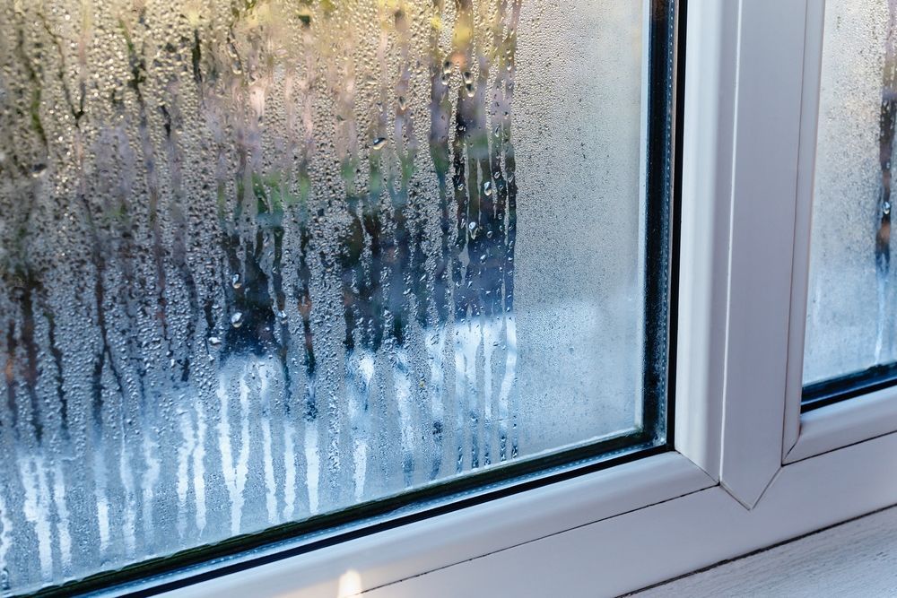 window with condensation