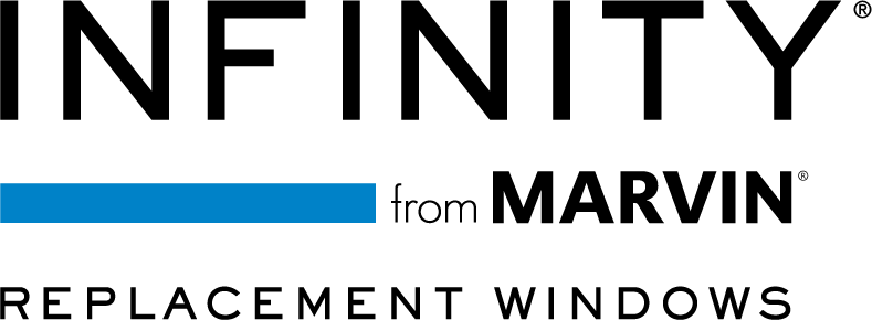 The logo for infinity from marvin replacement windows