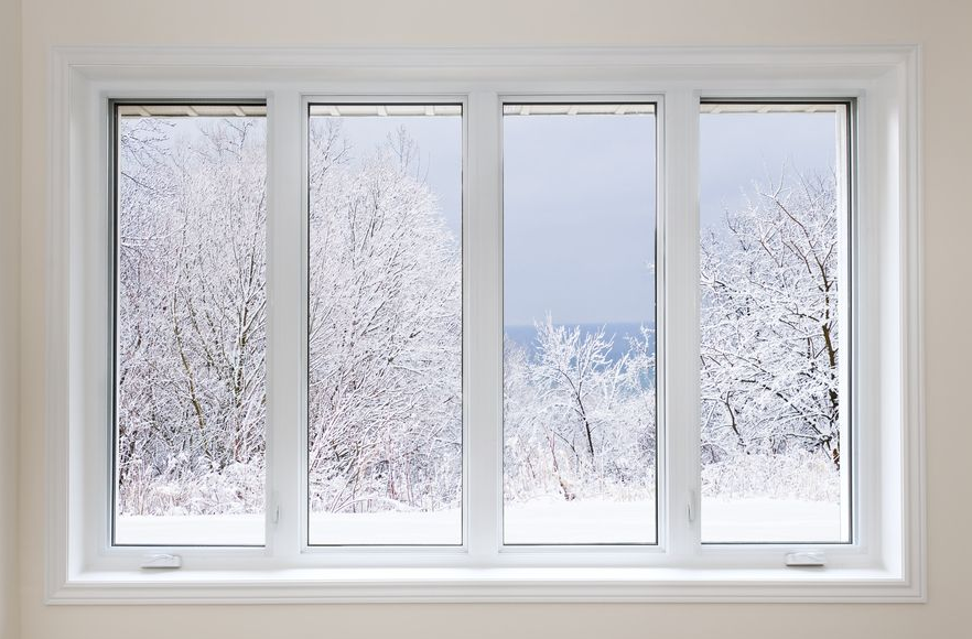 Replacing windows in the winter.