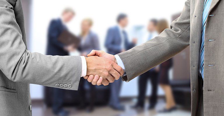 dipendenti di una grande azienda di servizi