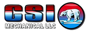 Logo for CSI Mechanical LLC, featuring the letters 