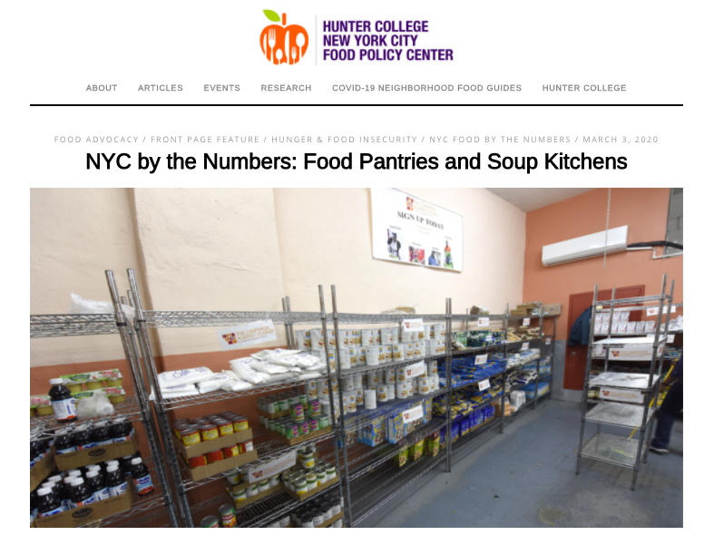 Food Insecurity in New York