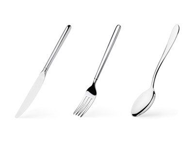 Stainless Steel — Spoon And Fork With Knife in Midvale, UT