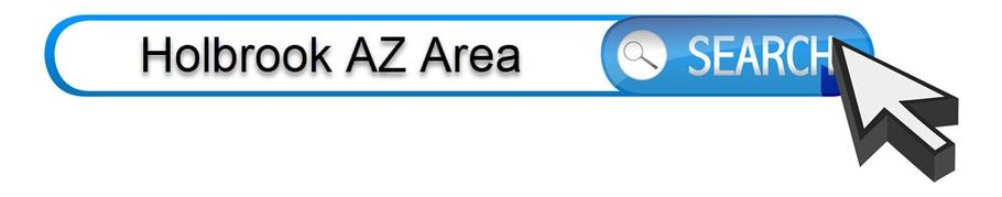 A search bar for holbrook az area with an arrow pointing to it