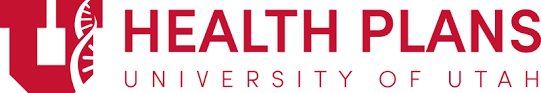 A logo for the university of utah health plans