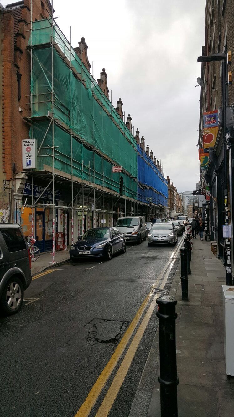 Scaffolding for commercial properties