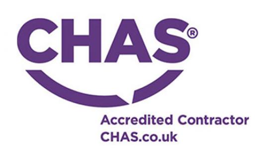 CHAS- Accredited Contractor CHAS. co.uk Company Logo