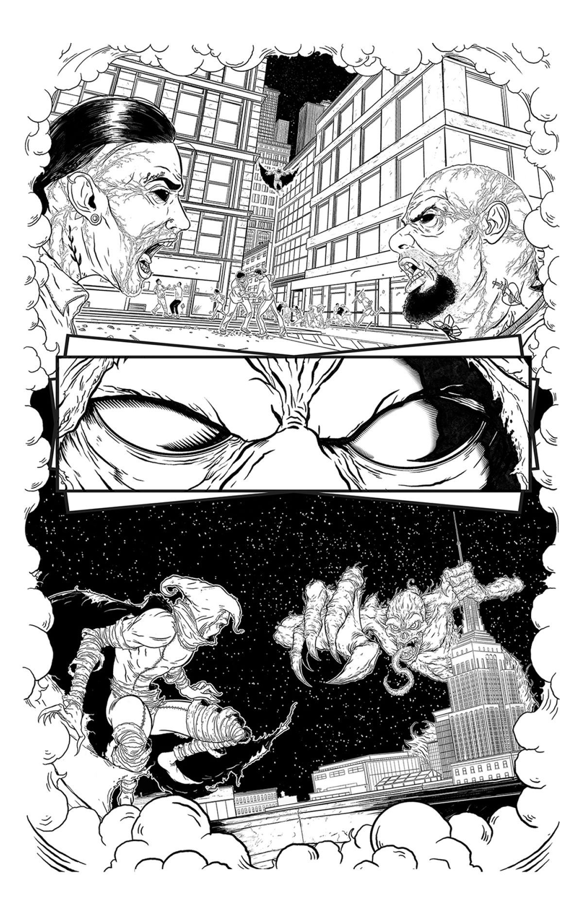 Page two of the Sleepwalker sample. Sleepwalker in a new york city nightmare.
