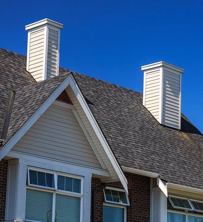 Chimney Services — Modern House with White Chimneys in Fairfield, Ca