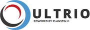 the ultrio logo is powered by planstin