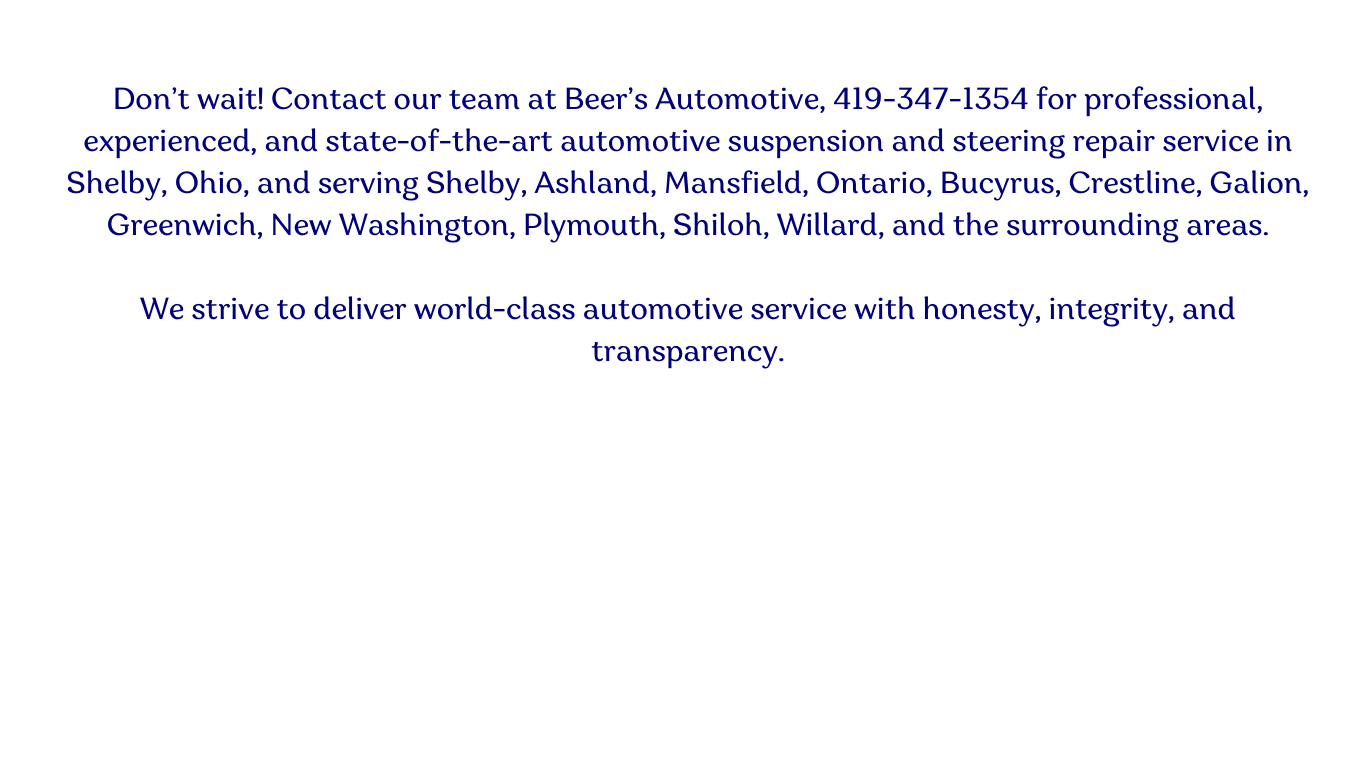 Contact Us  | Beer's Automotive Services and Repair