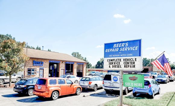 Front Shop Parking Lot | Beer's Automotive Services and Repair