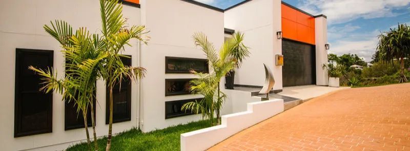 Driveway In Front of Modern House — Engineering And Drafting Services In Yeppoon, QLD
