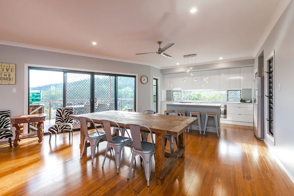 Wooden Theme From The Dining Area— Engineering And Drafting Services In Yeppoon, QLD